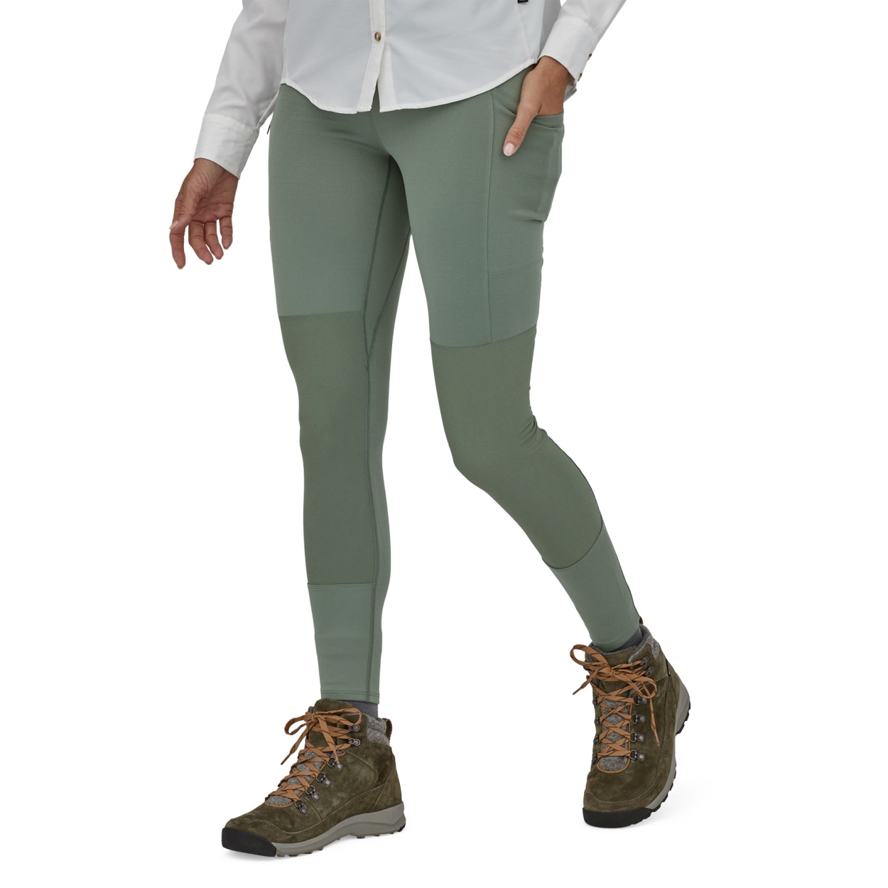 W's Pack Out Hike Tights, hemlock green