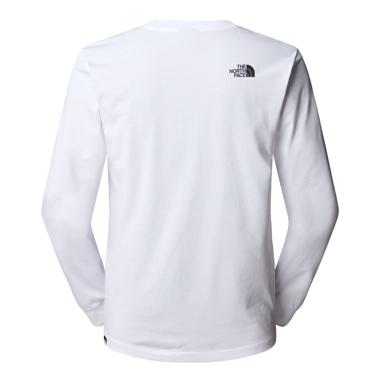 M L/S Fine Tee, tnf white