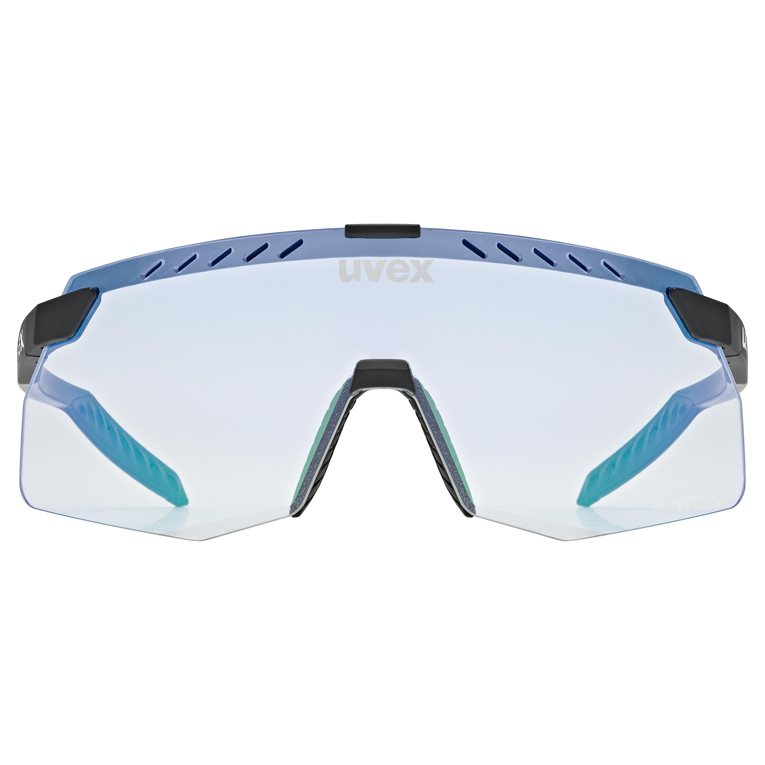 uvex pace stage s V black matt / mir. green