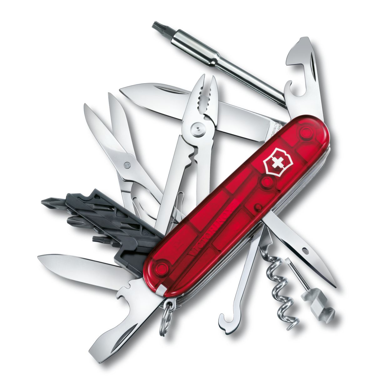 Cyber Tool M, 91mm, rot transparent