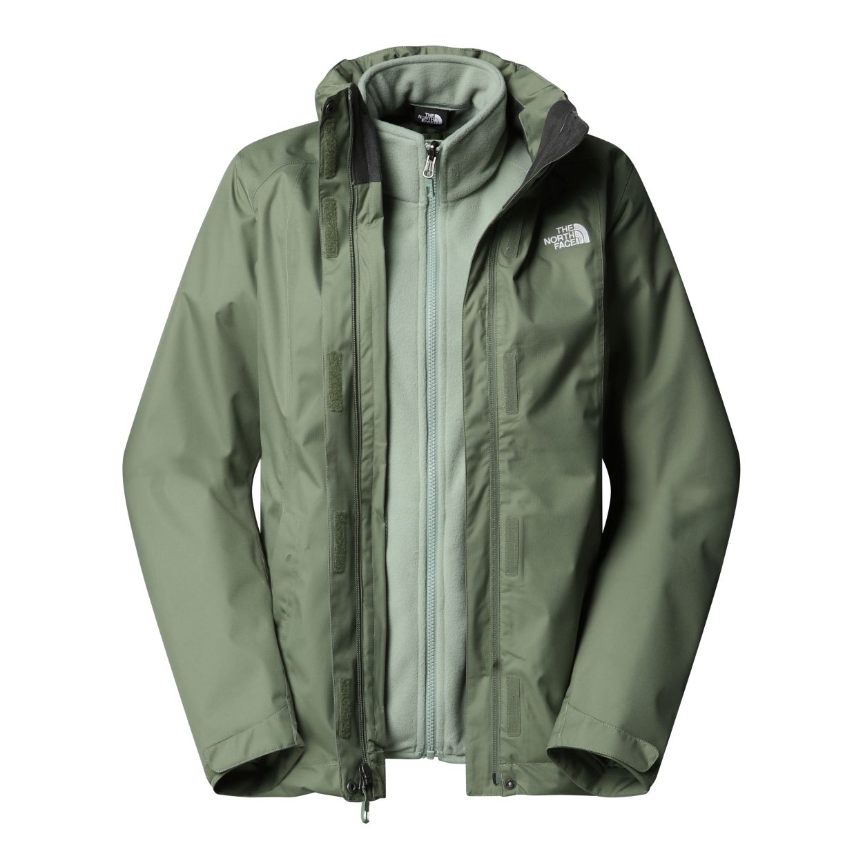 W Evolve II Triclimate Jacket - EU, bark mist/