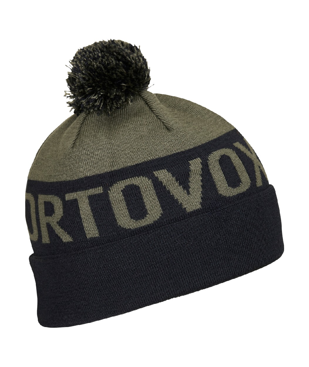 BOBBLE KNIT BEANIE, dark wild herbs