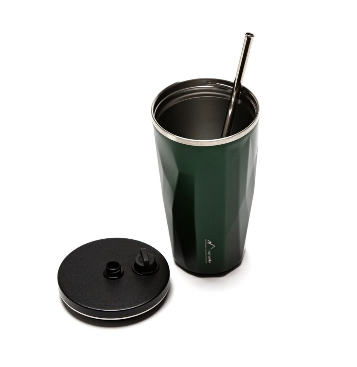Isobecher Cocktail Straw, emerlad green