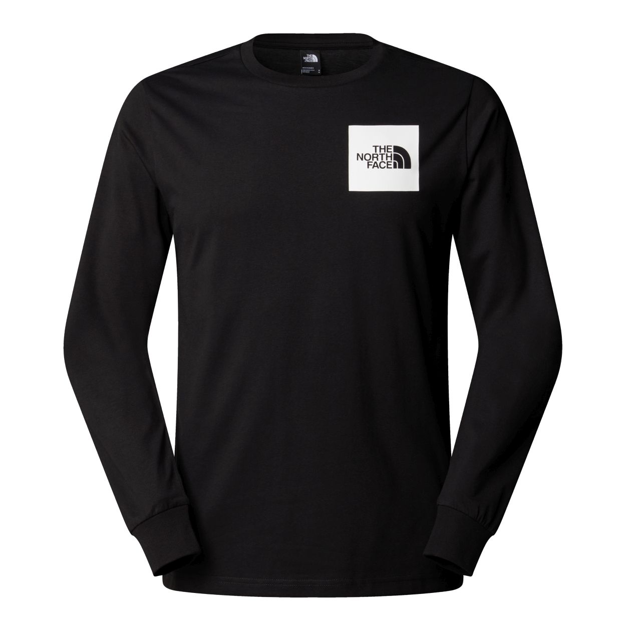 M L/S Fine Tee, tnf black