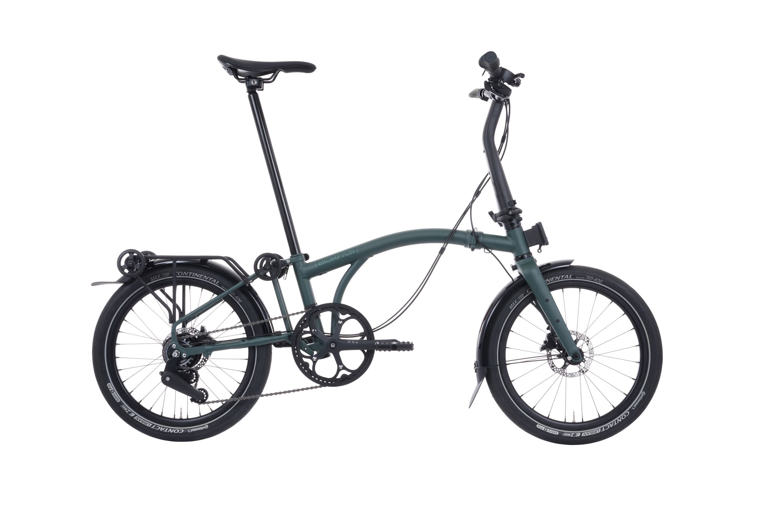 Brompton G-Line L Forest Green, Telescopic,