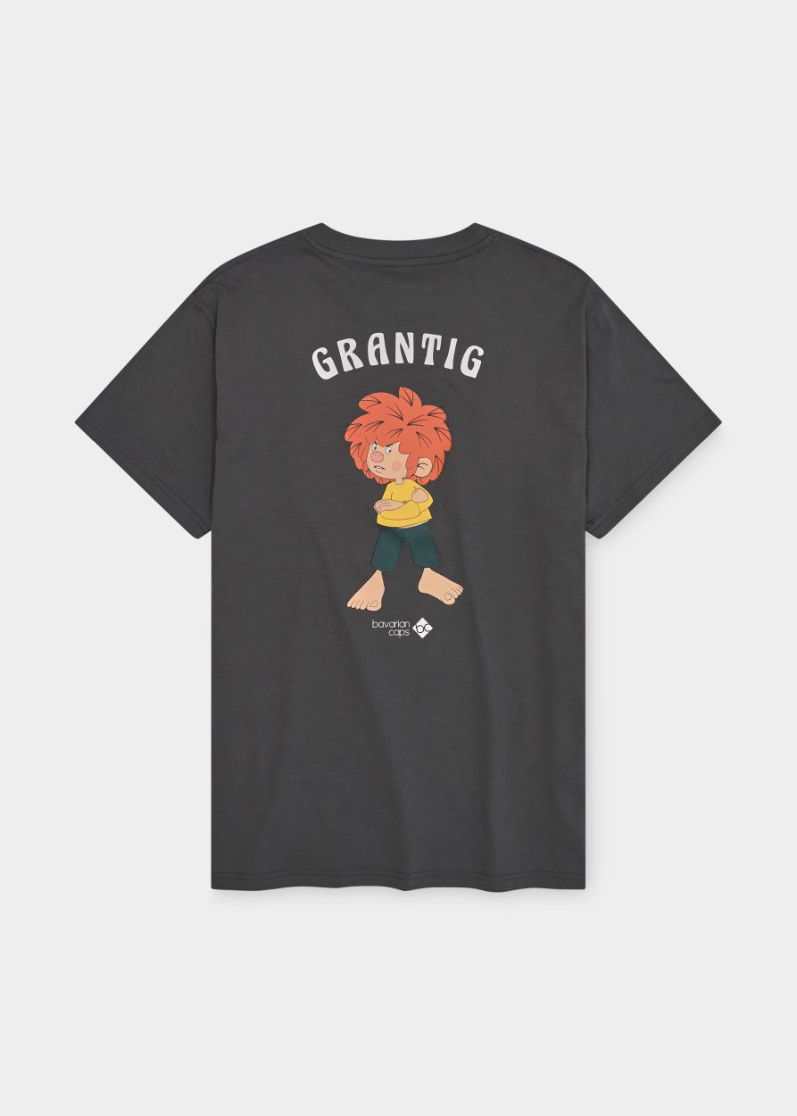 T-Shirt "Grantler Klub: Pumuckl ", dunkelgrau