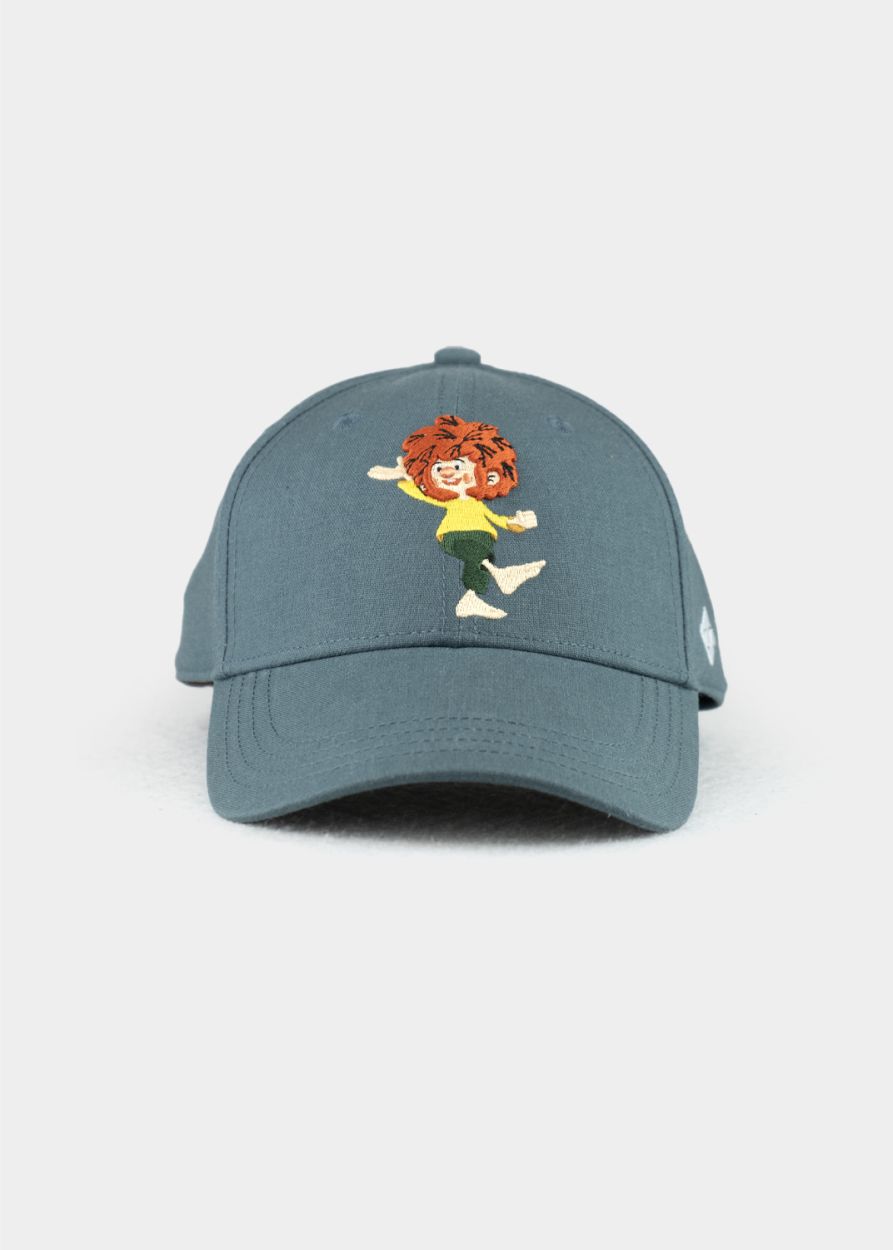 Cap "Pumuckl tanzt", Kinder, graublau