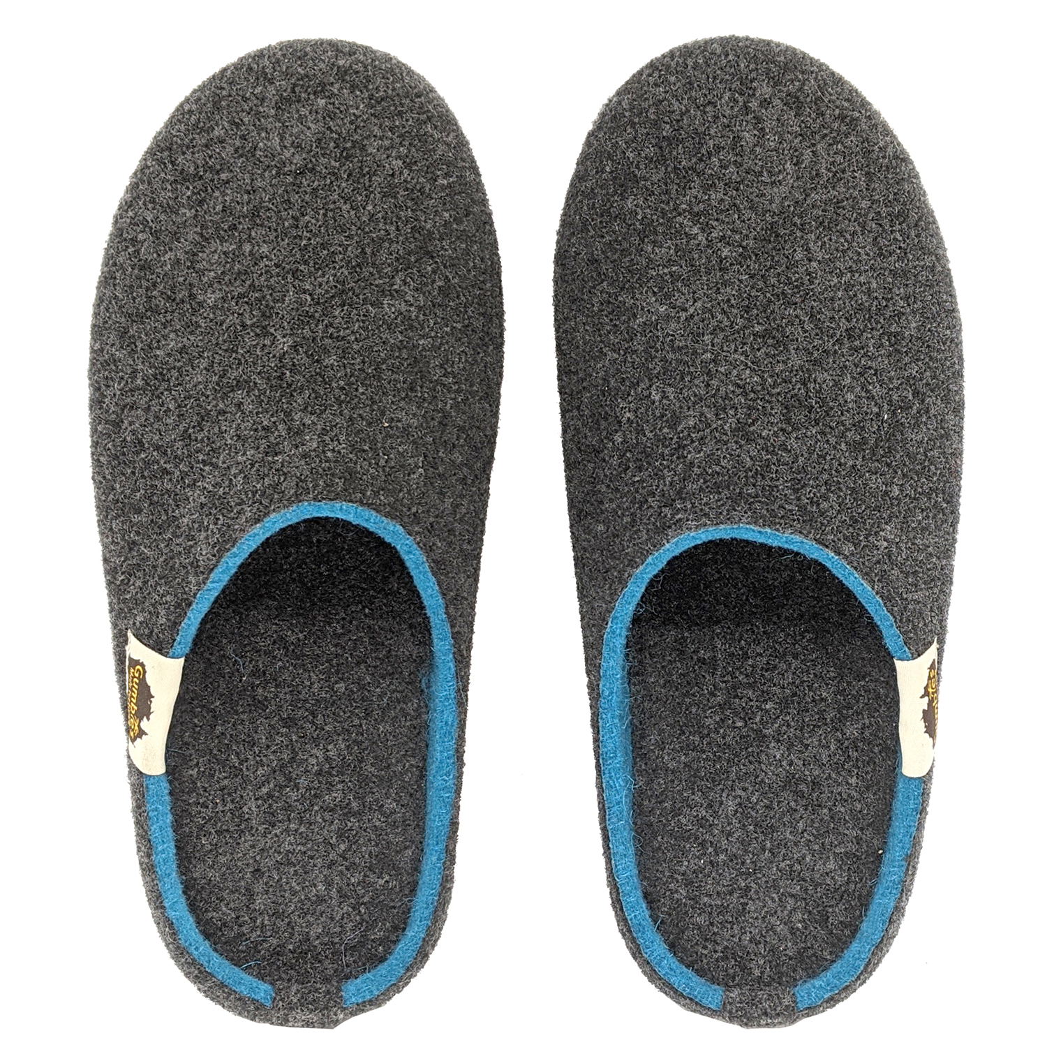 Gumbies Outback Slipper, charcoal/turquoise
