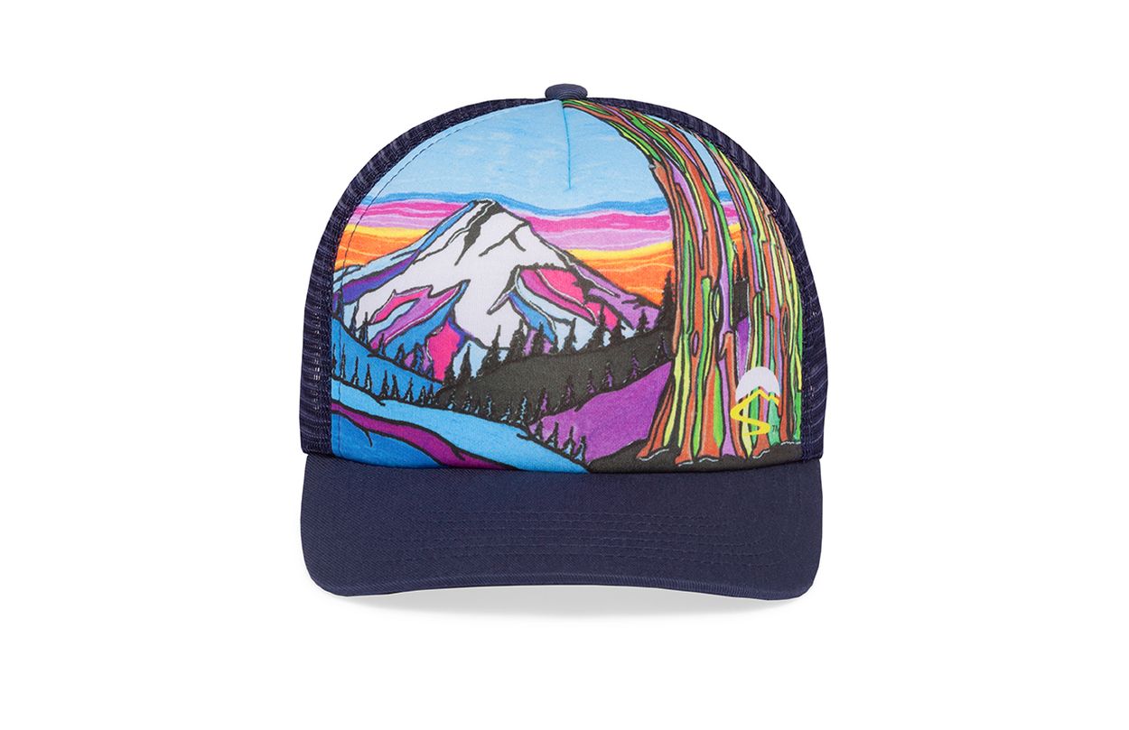 Sunday Artist Series Trucker Cap, mountain high