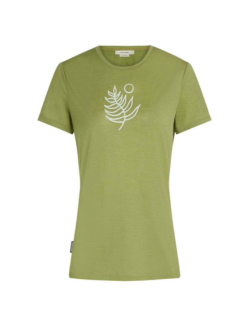 Women Merino 150 Tech Lite SS Tee Fresh Fern