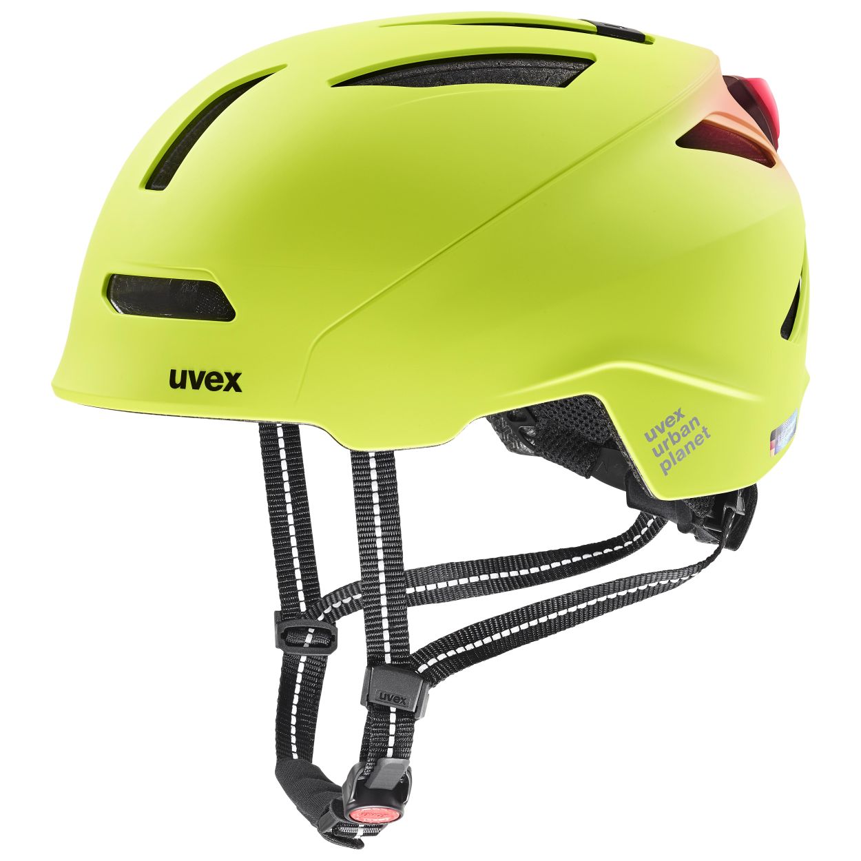 uvex urban planet LED lime matt | 58-61