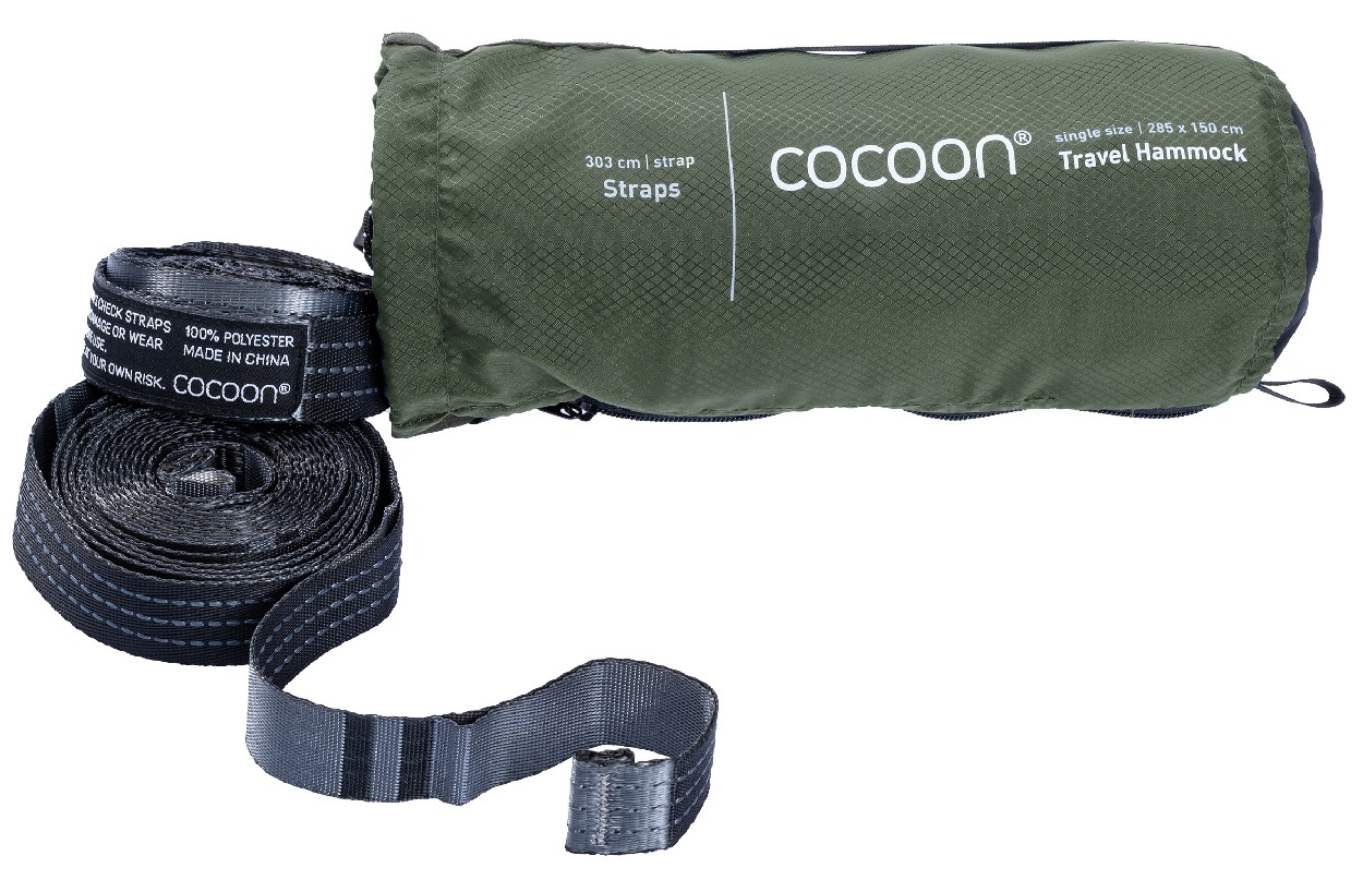 Cocoon Travel Hammock SET single, cypress green