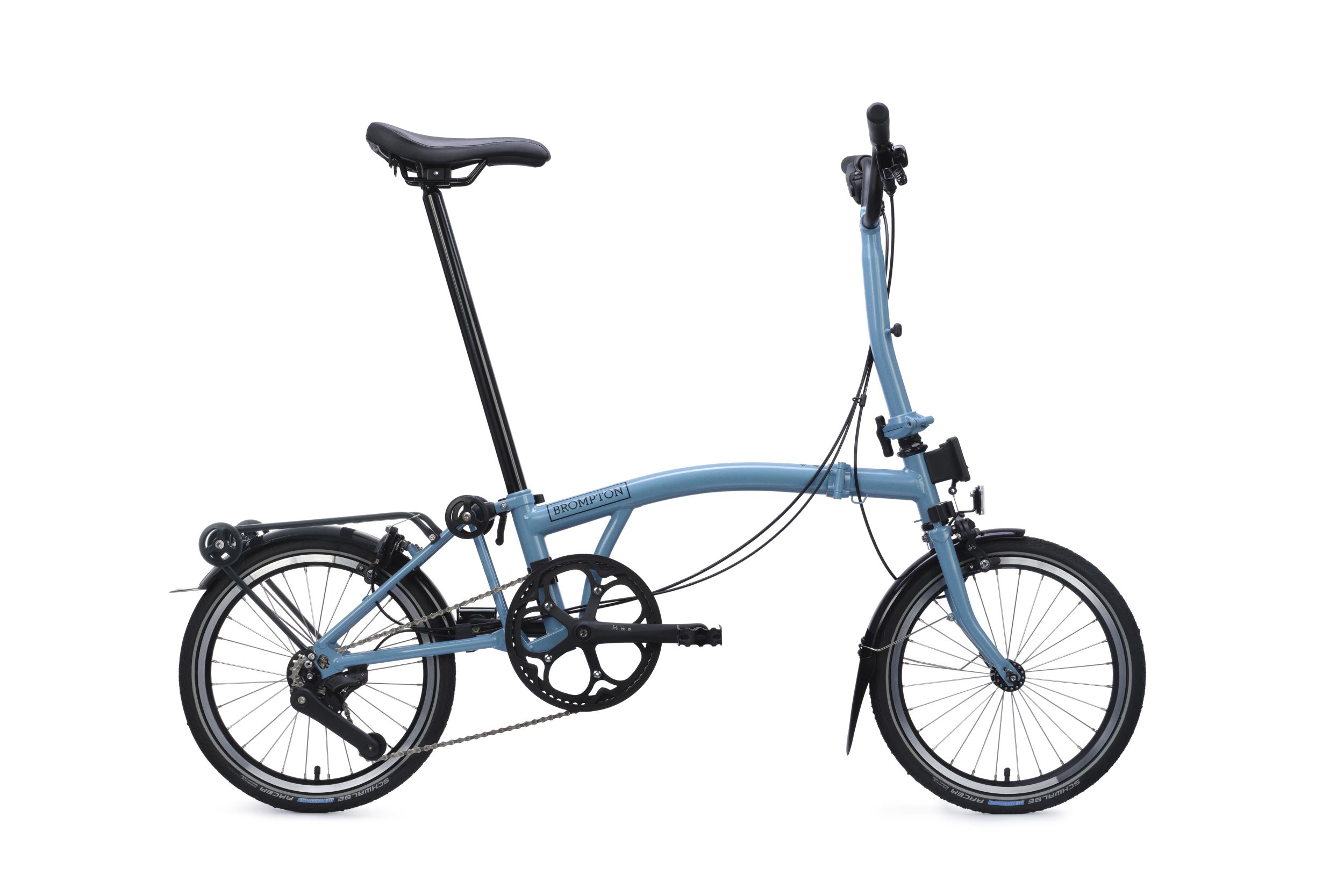 Brompton C-Line, 4-Gang, cloud metallic , H-Lenker