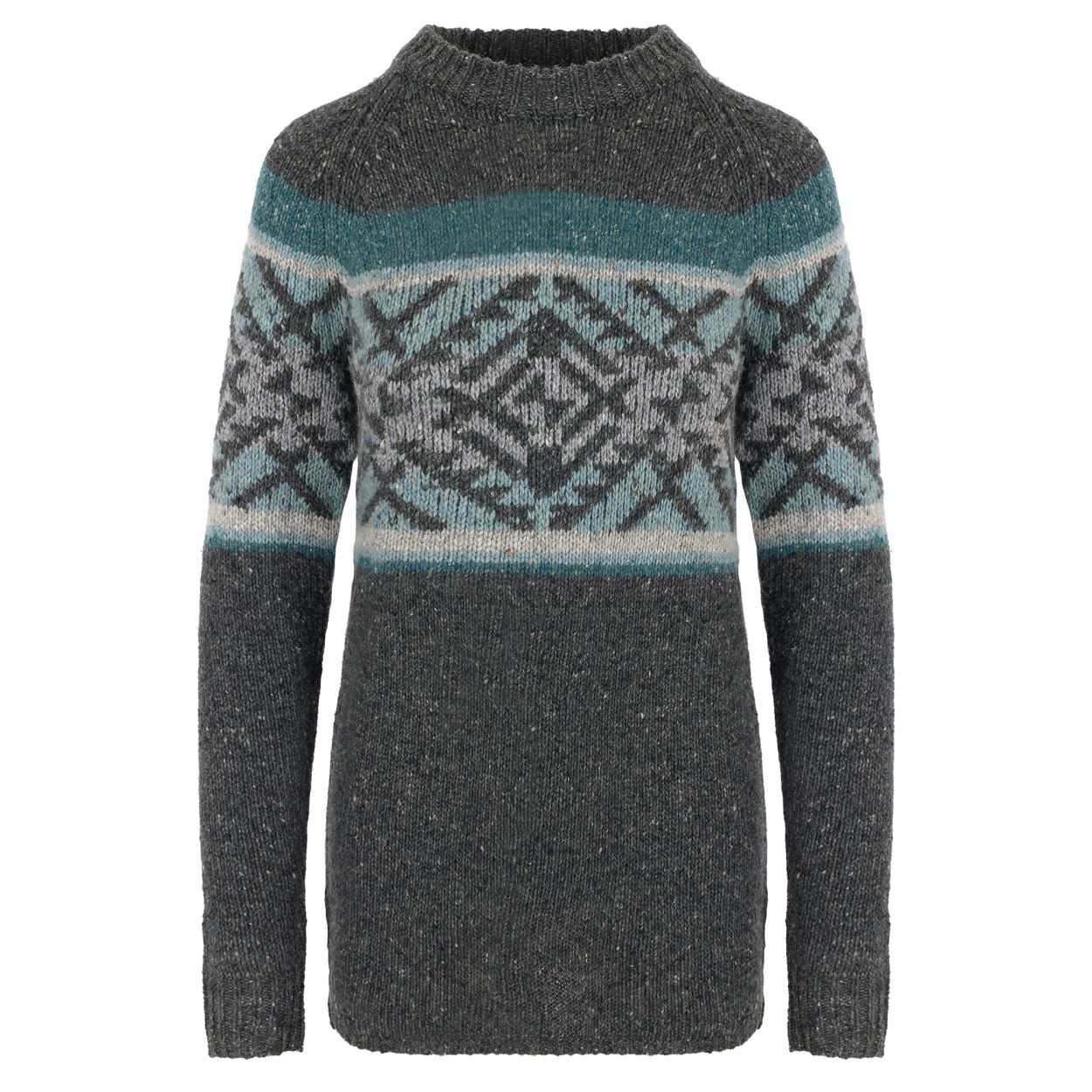 DUMJI LONG SWEATER, Kharani Grey