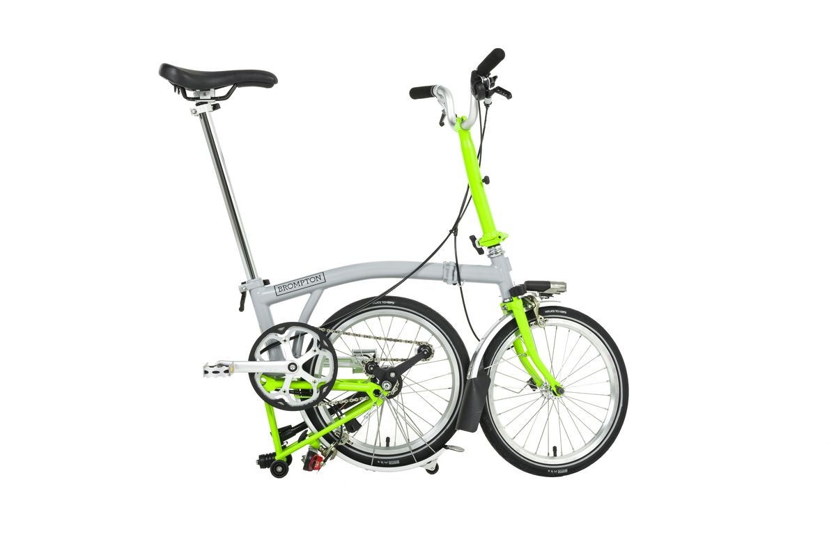 Brompton H3 RD 3-Gang new-gray/turkish-green