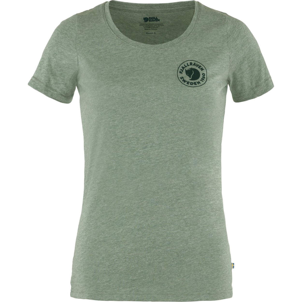 Fjällräven Logo T-Shirt W, patina green-melange