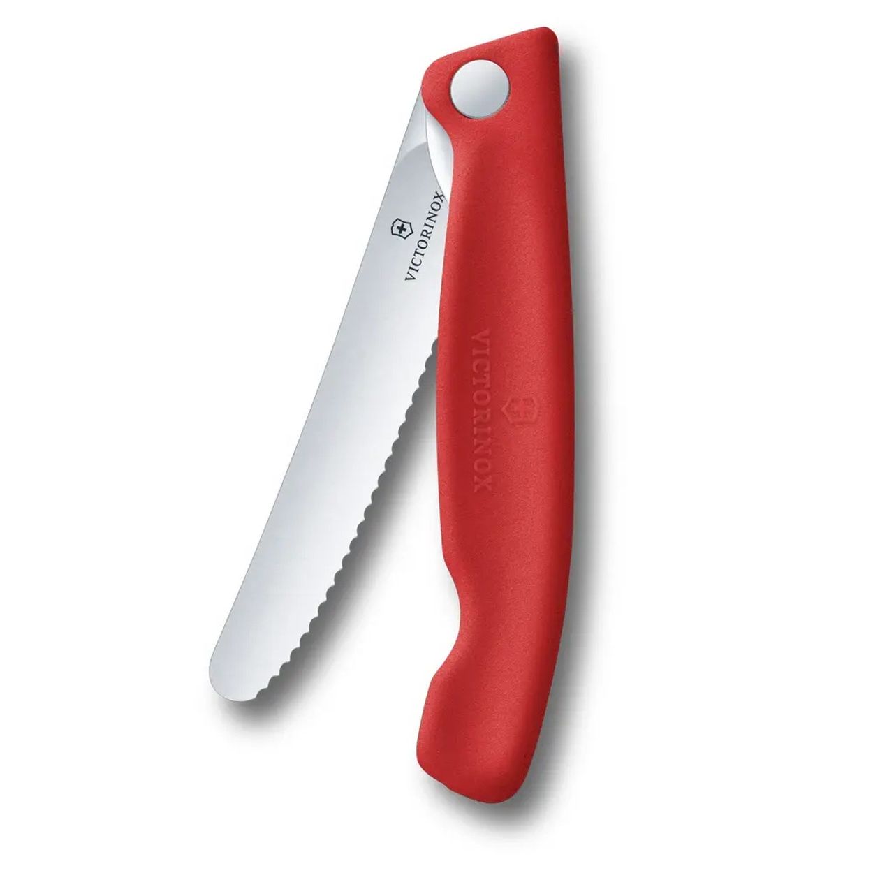 Gemüsemesser SwissClassic faltbar , Wellenschliff