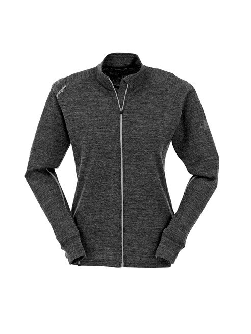 Hochwang Merino Fleecejacke dark grey