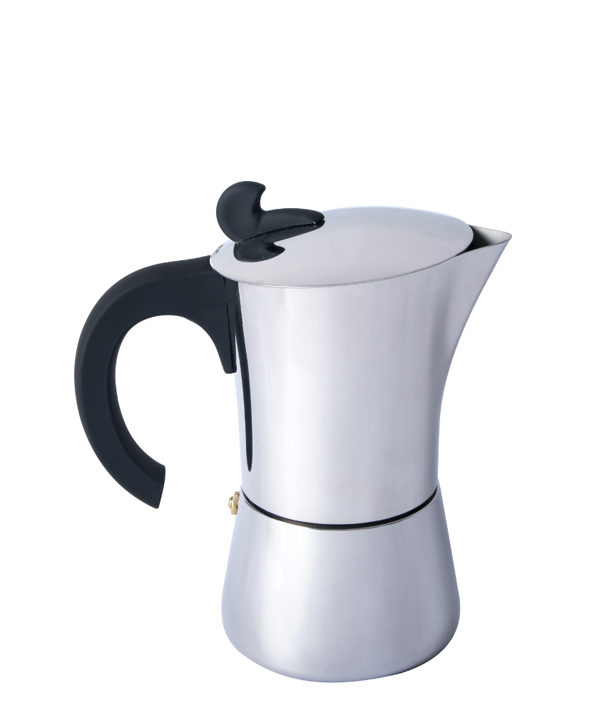 BasicNature Espresso Maker  `Edelstahl`, 4 Tassen