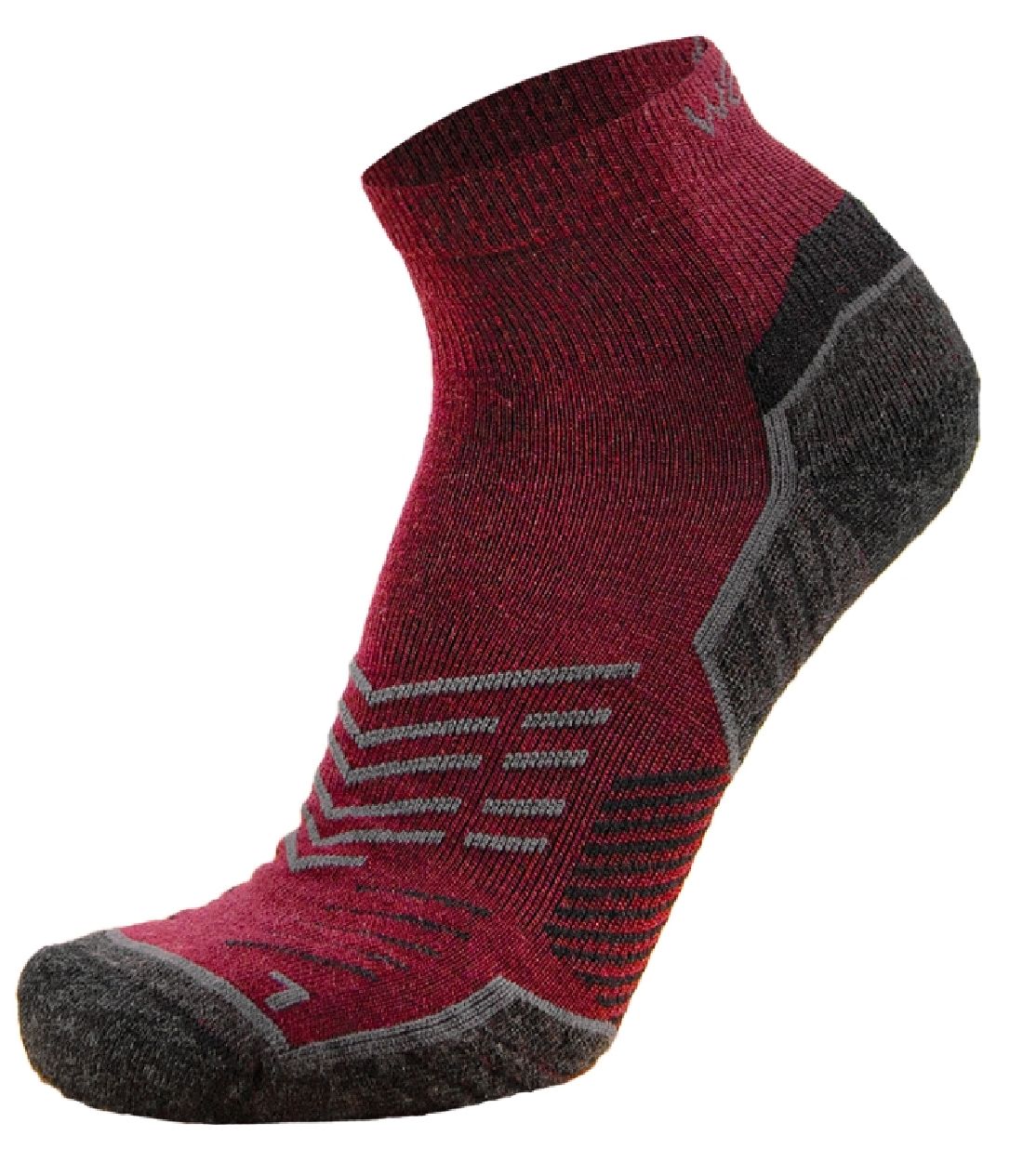 Trekkingsocke GT04, weinrot