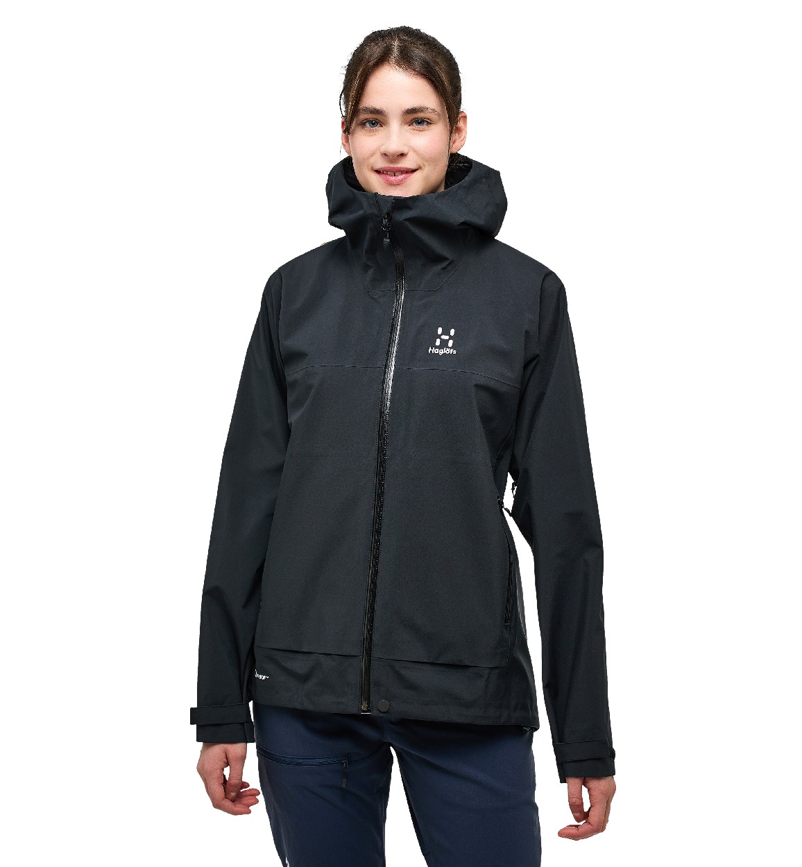 Front Proof Jacket Women, True Black