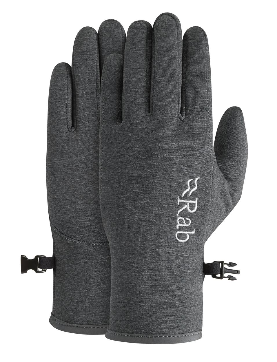 Geon Gloves, black/steel marl