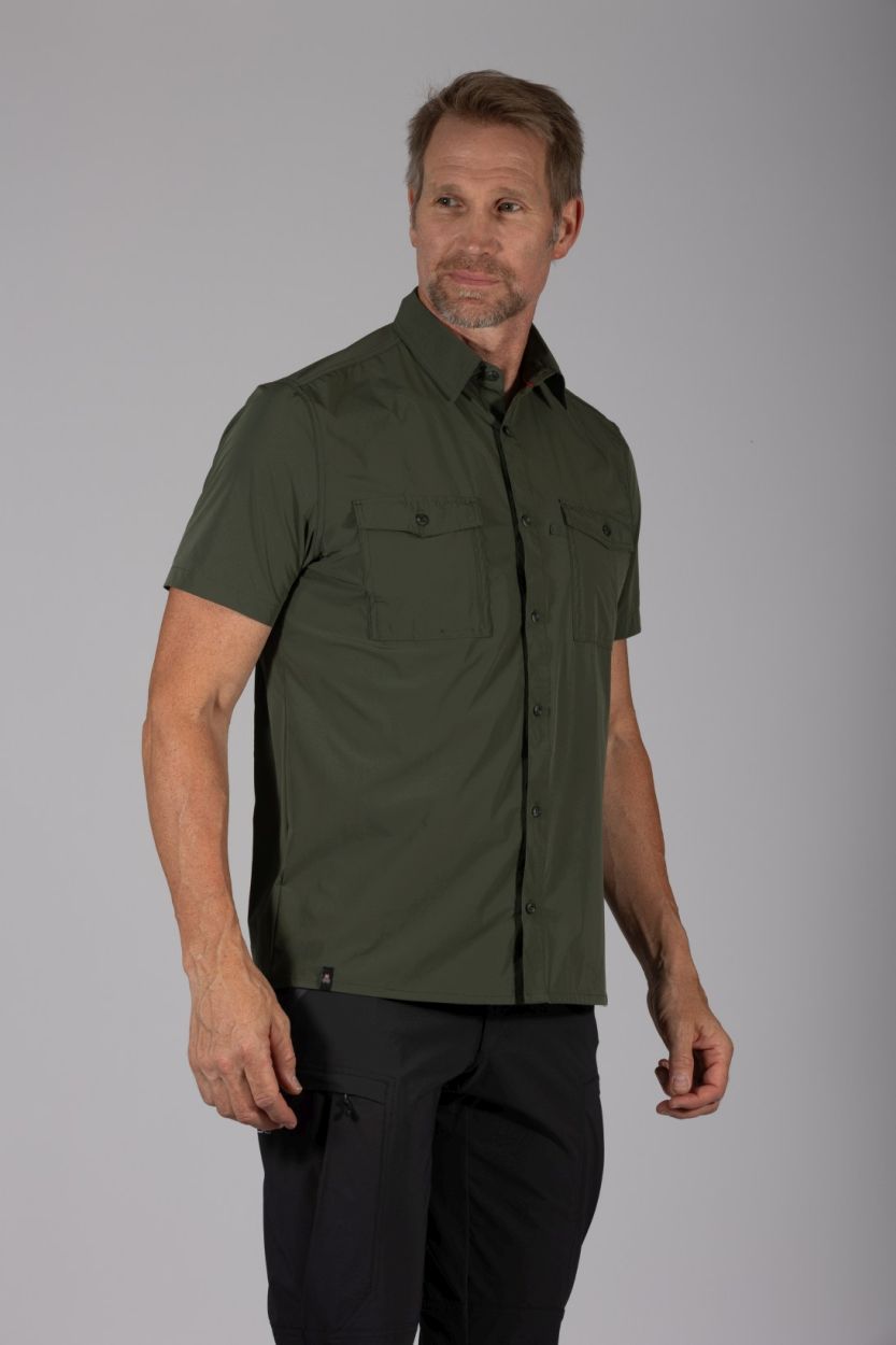 Herren Hemd Cordoba UV50 - SP, dark green