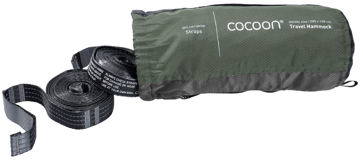 Cocoon Travel Hammock SET double, cypress green