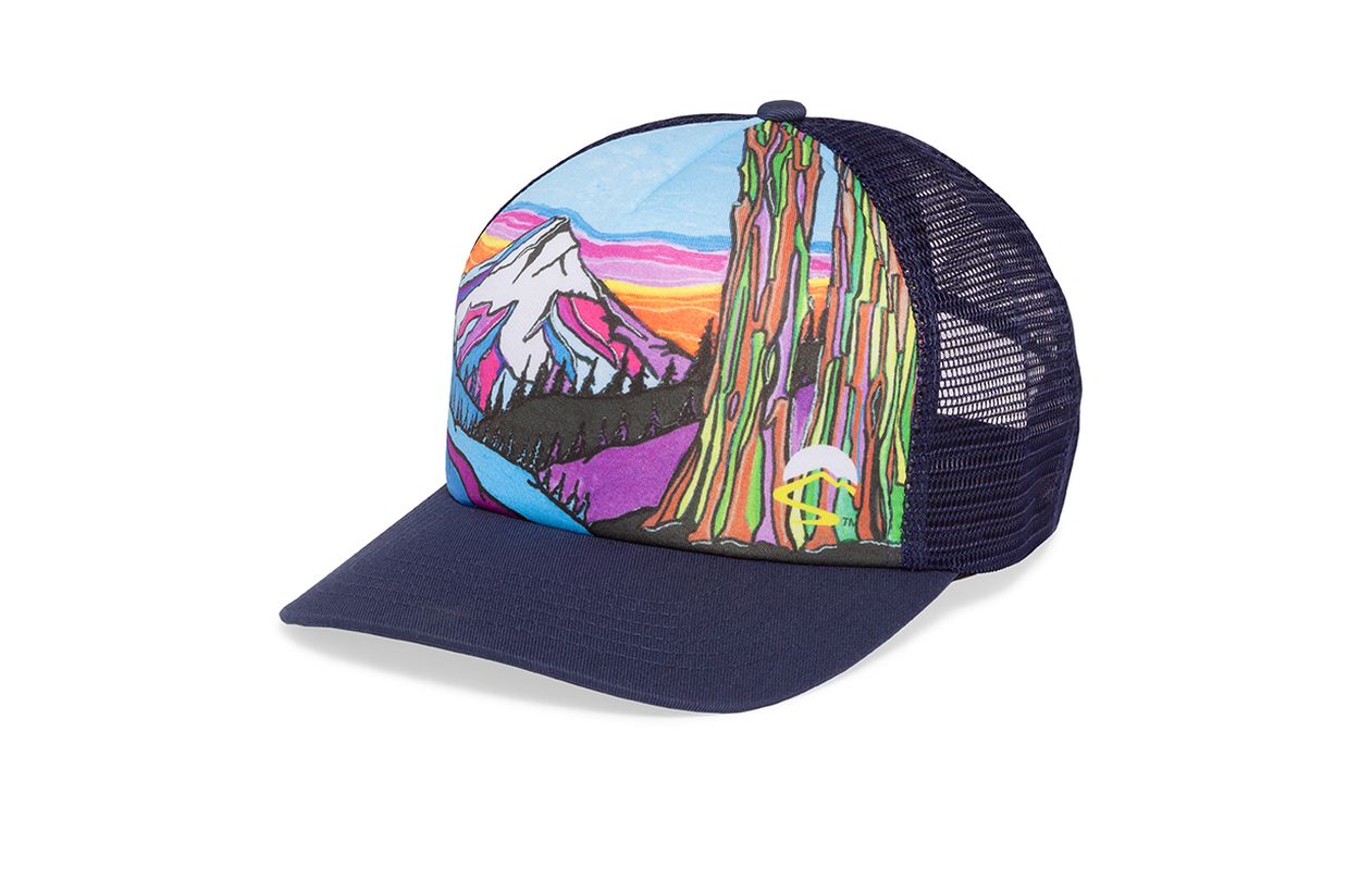 Sunday Artist Series Trucker Cap, mountain high