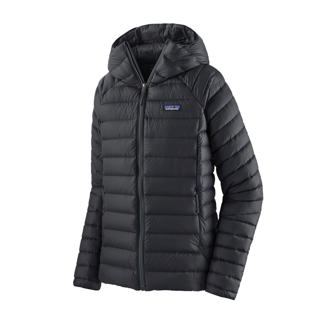 W's Down Sweater Hoody, black