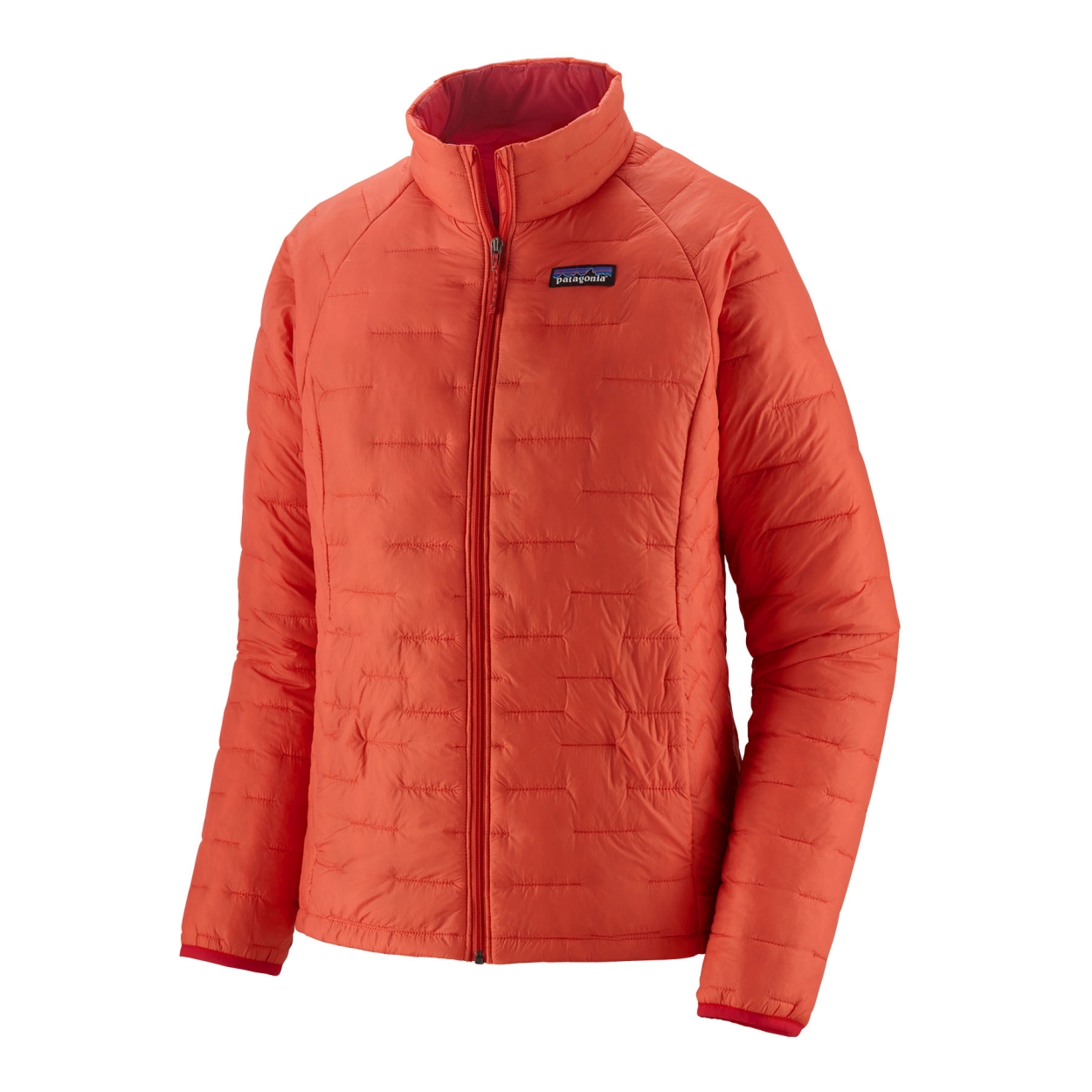 W's Micro Puff Jacket, pimento red