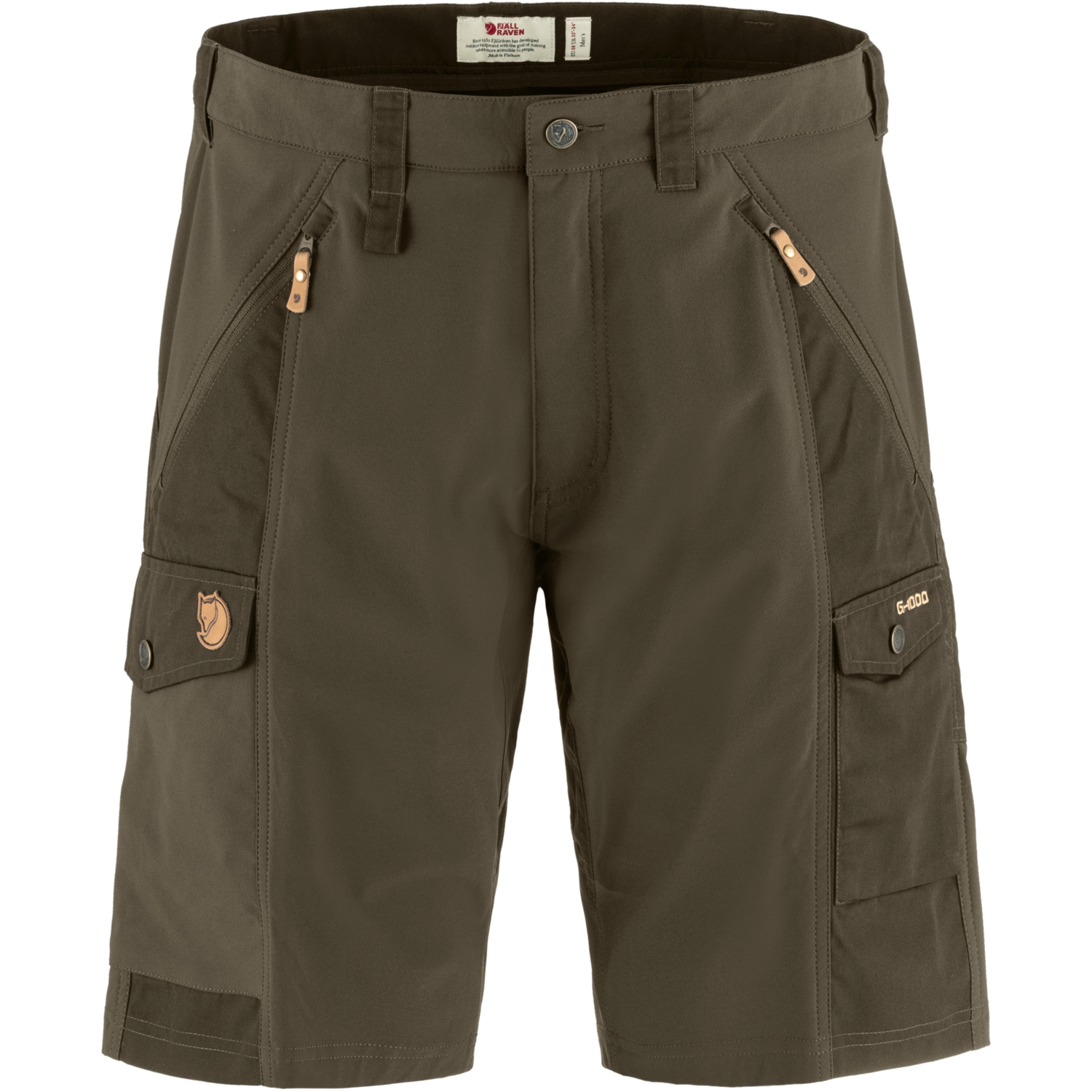 Abisko Shorts M, dark olive