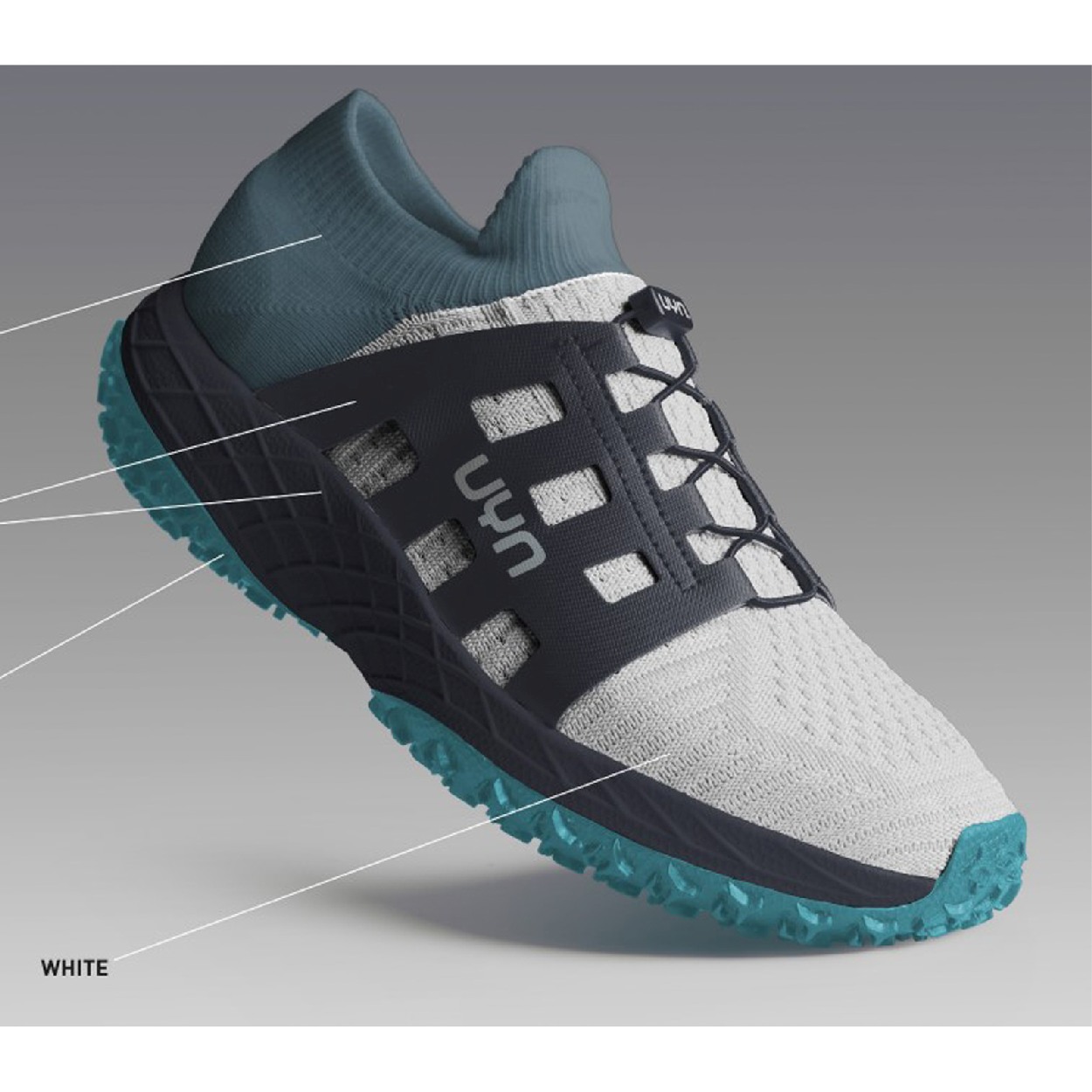 UYN MAN ARTAX SHOES NAVY SOLE
