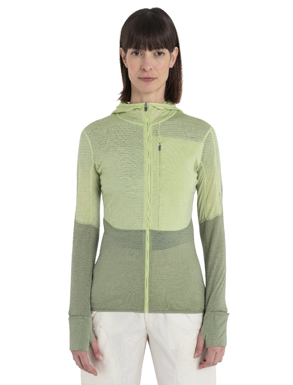 Wmns Realfleece Descender LS Zip H