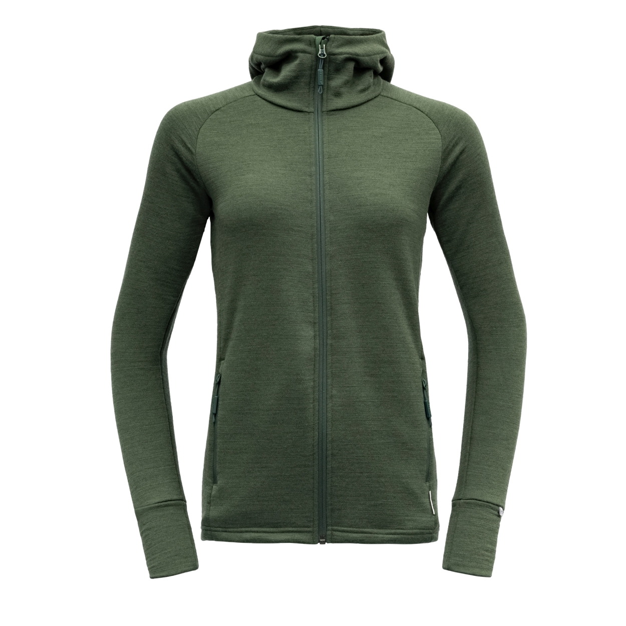 Nibba Women Jacket W/Hood, forest melange