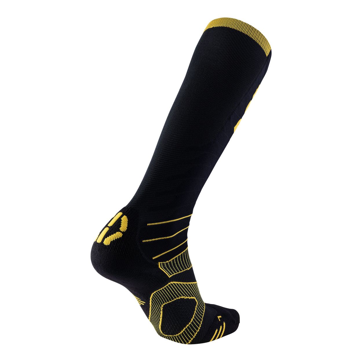 MAN SKISOCKE EVO RACE SOCKS, Anthracite/Green Lime