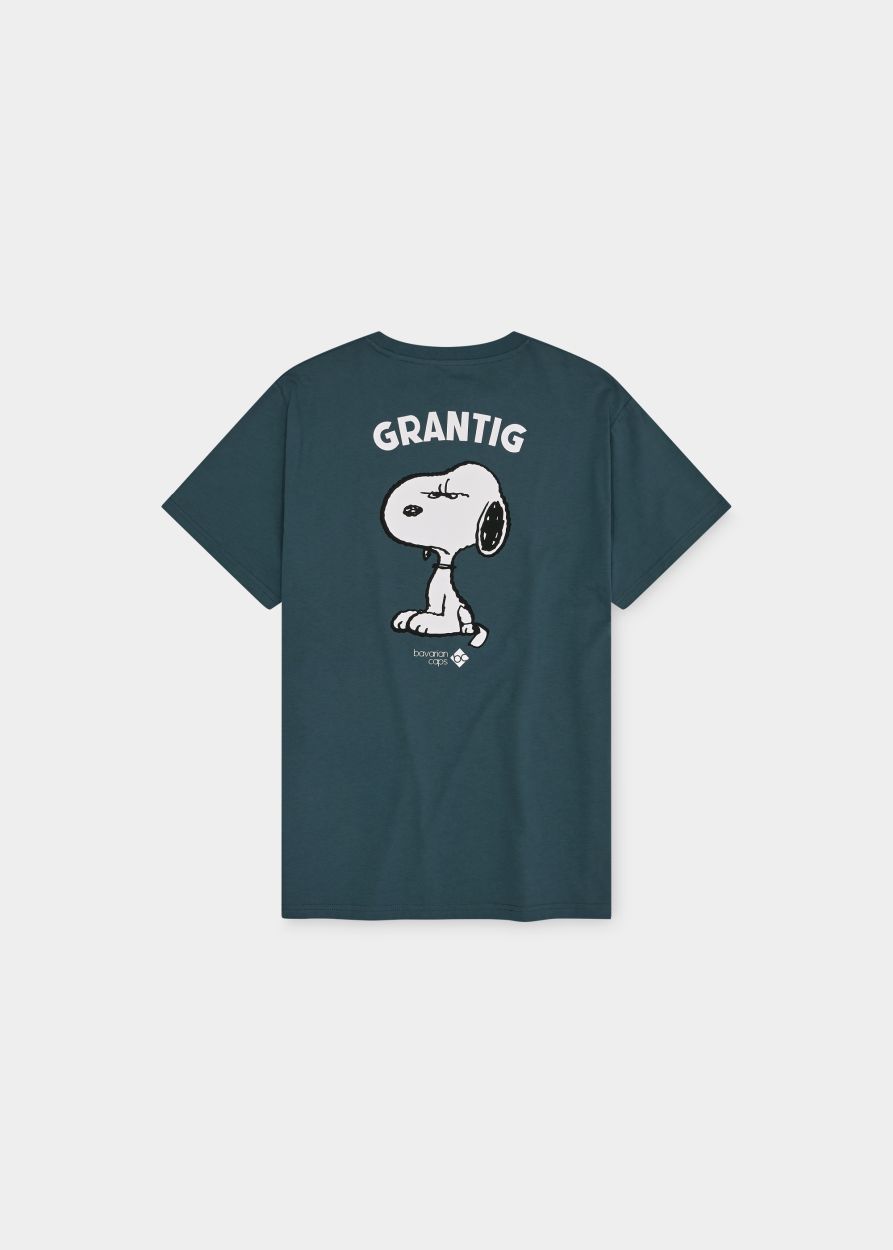 T-Shirt "Grantler Klub: Snoopy", blaugrau