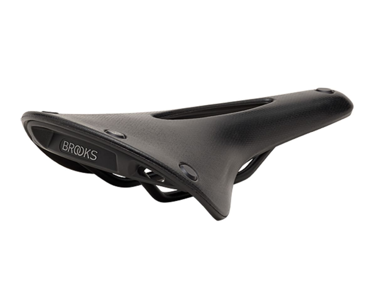 Brooks Saddle C17 Carved, Cambium, Black, black,