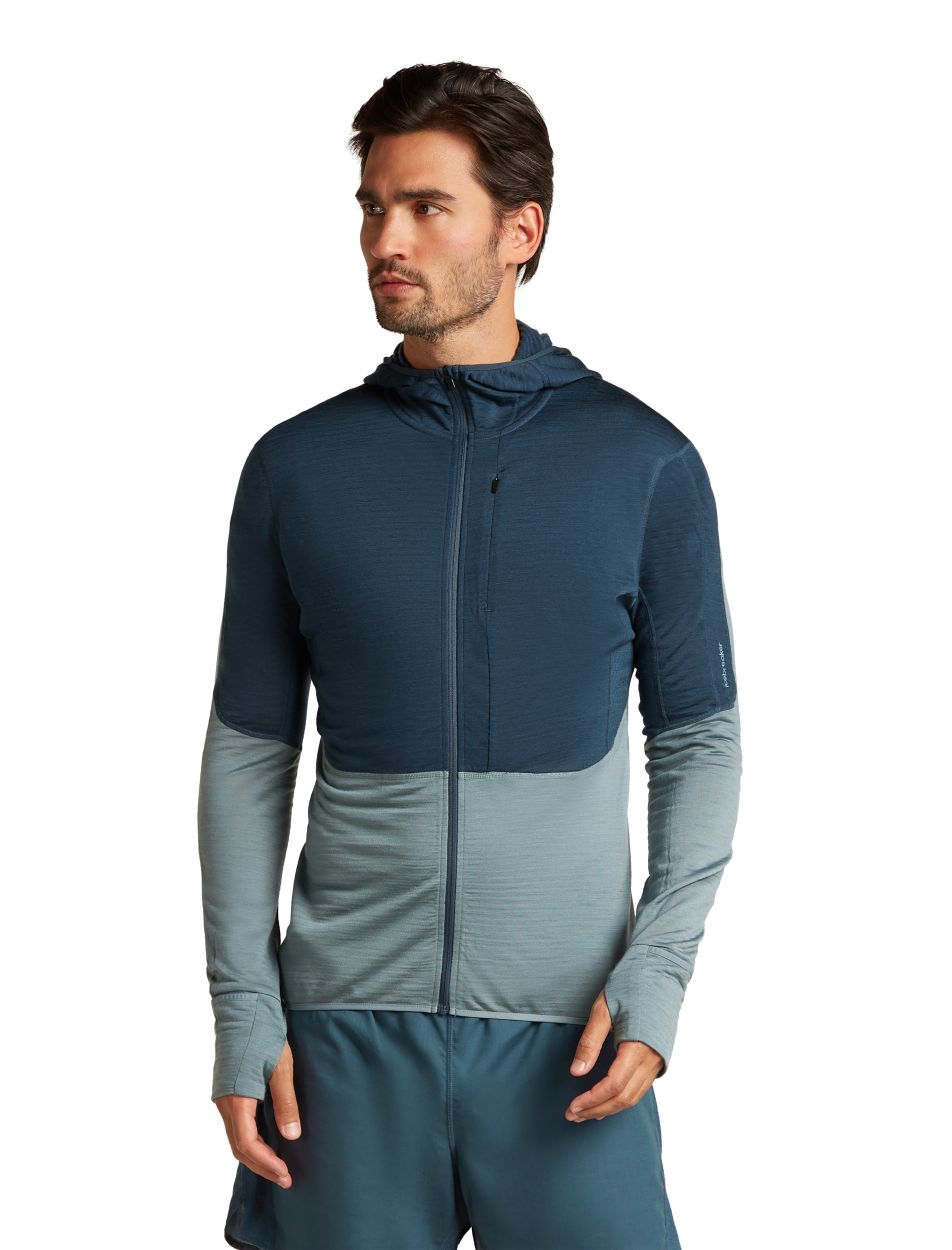Men Merino 200 Realfleece Descender LS Zip