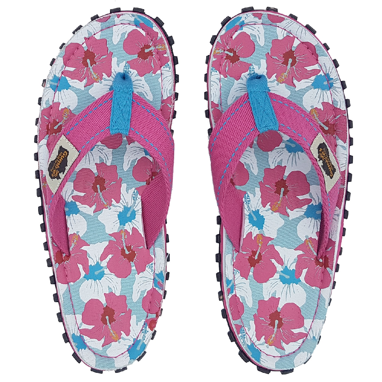 Gumbies Australian Shoes, mixed hibiscus