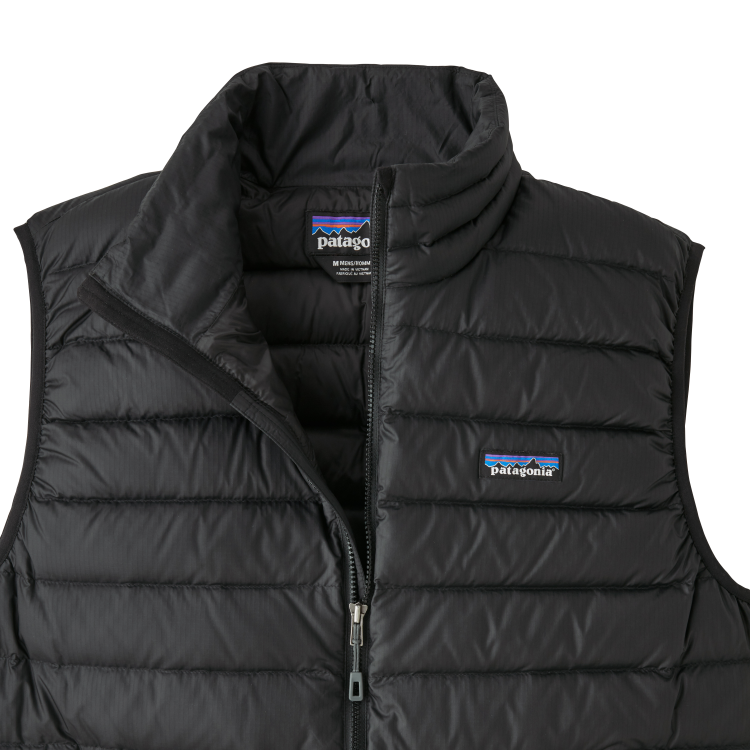 M's Down Sweater Vest, black