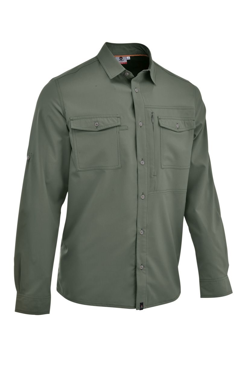 Herren Hemd Andaluz Ultra SP, dark green