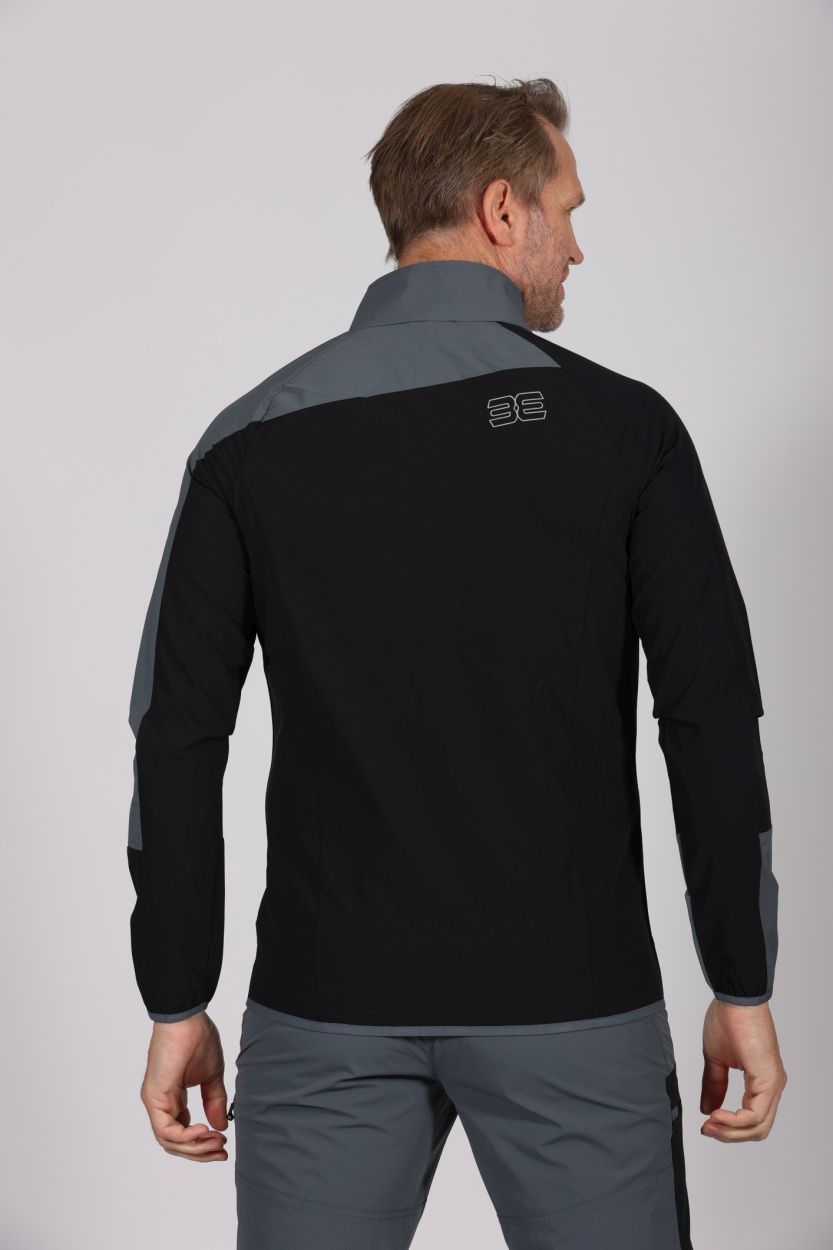Herren Jacke Hornspitze, black/grey