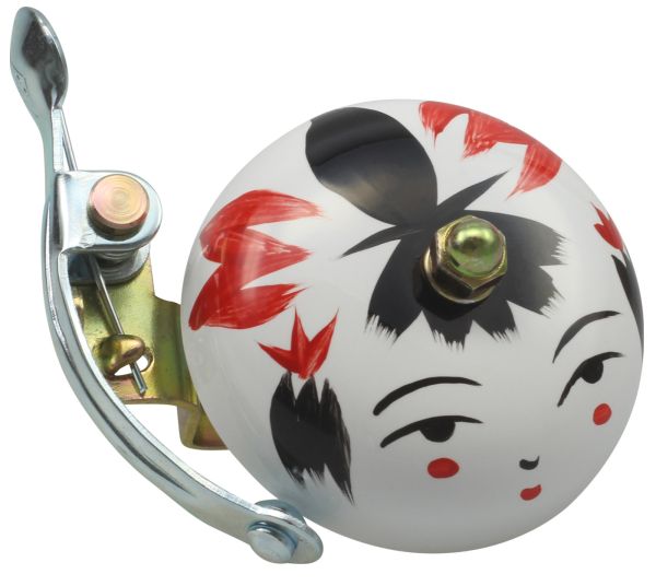 Crane Bell Handpainted Suzu Bell, onna
