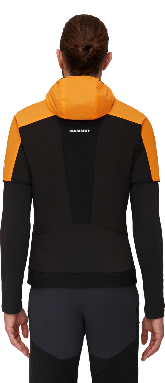 Aenergy IN Hybrid Hooded Vest, tangerine-black