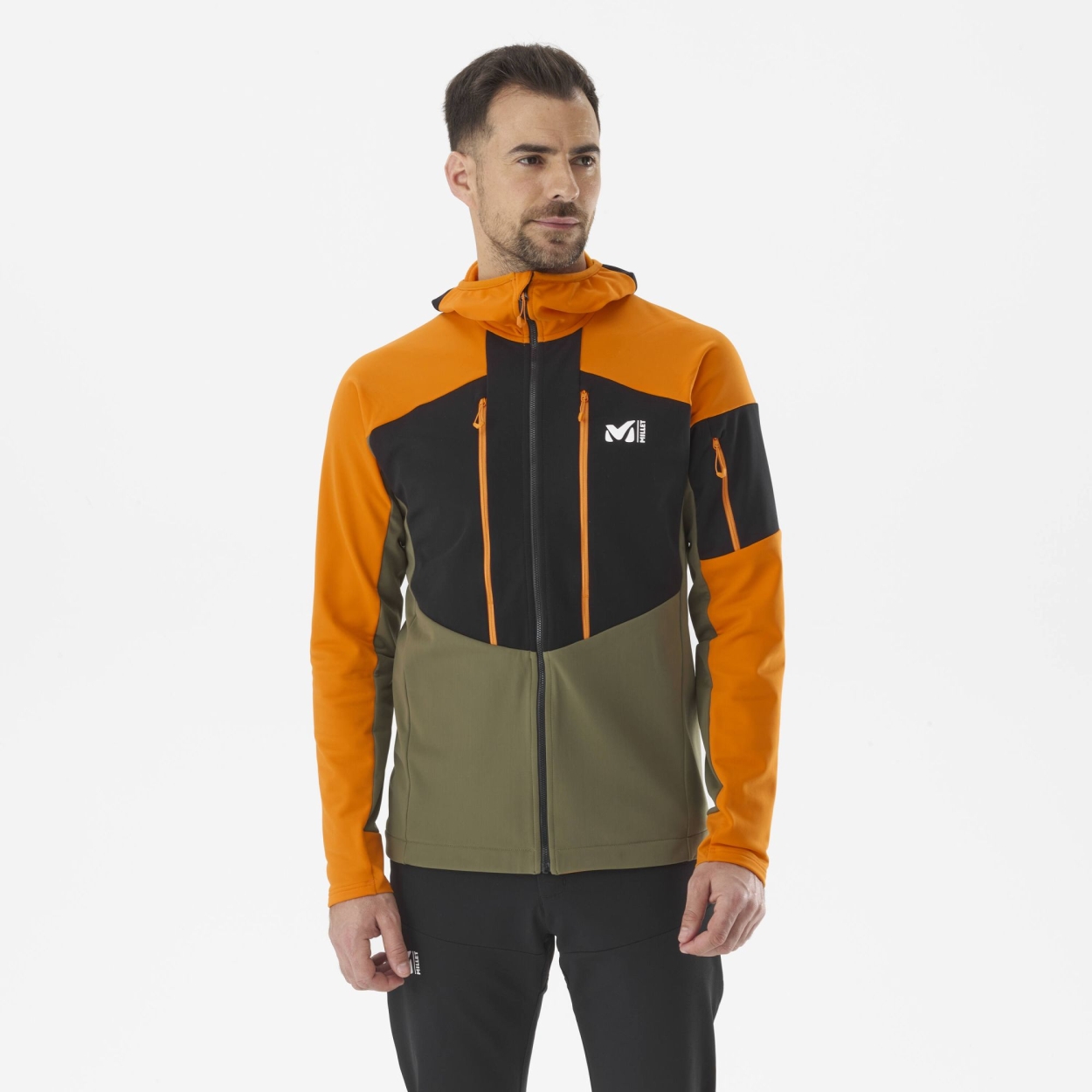 Pierra Ment Hoodie M, ivy/maracuja