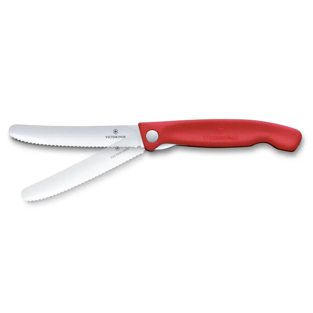 Gemüsemesser SwissClassic faltbar , Wellenschliff