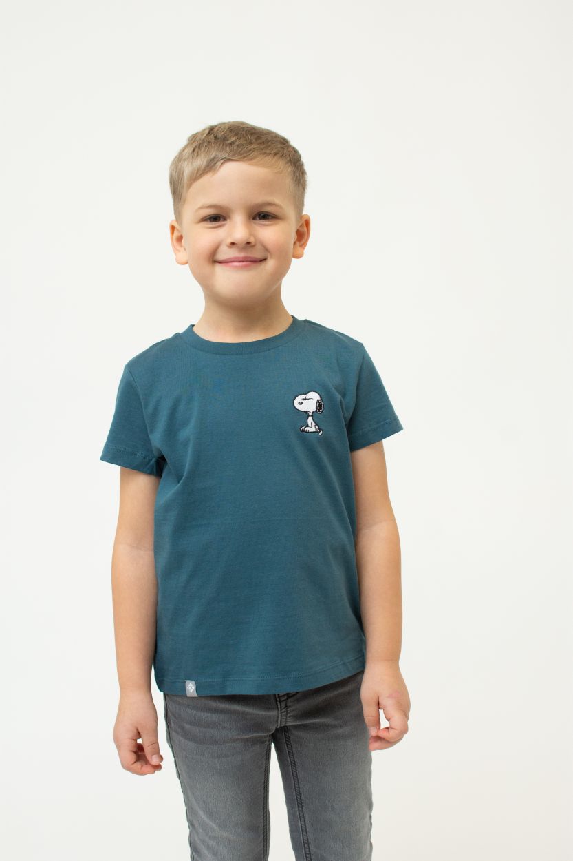 T-Shirt "Grantler Klub: Snoopy", blaugrau