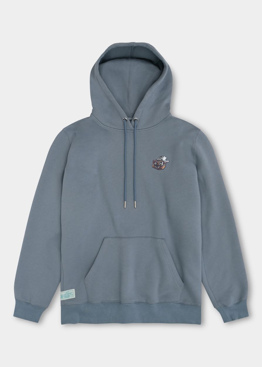 Hoodie "Bavarian Trinity"blaugrau
