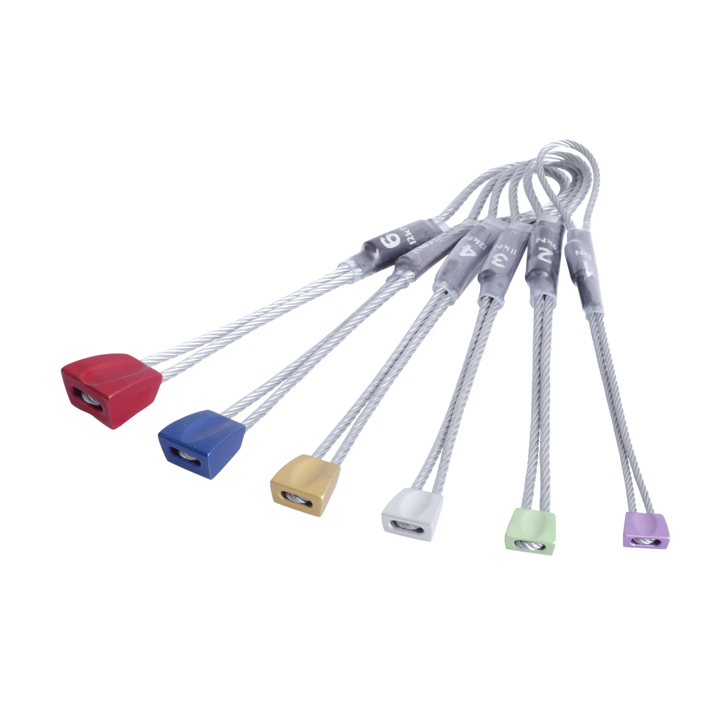 Wallnut Set 1-6 Anodised